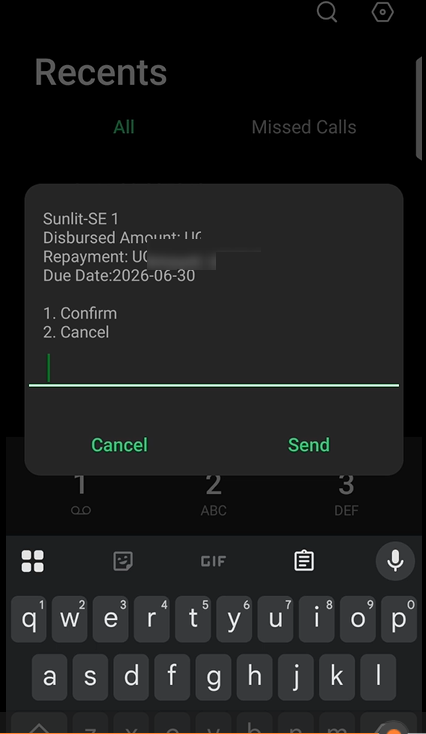 Step 5 - Confirm and Receive