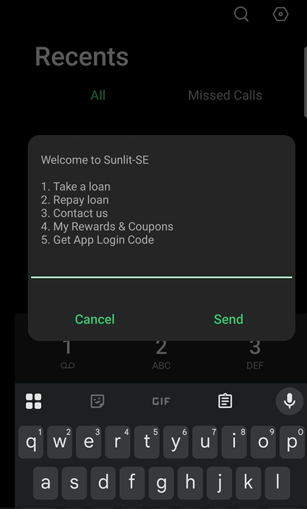 Step 2 - Select Loan